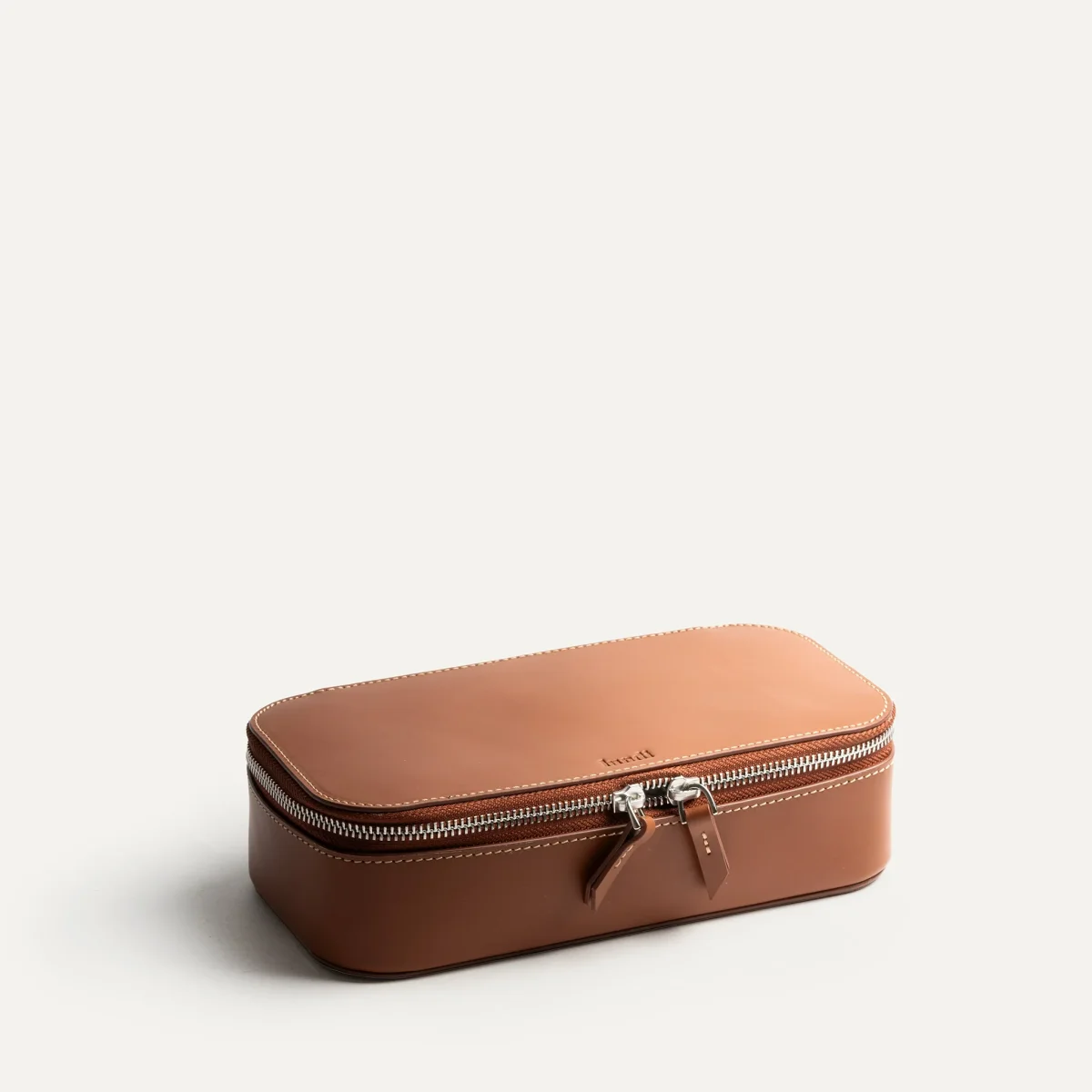 Trousse de toilette cuir ~ GINA II - COGNAC – Image 4