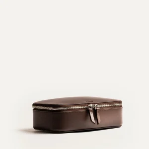 Trousse de toilette cuir ~ GINA II - MARRON