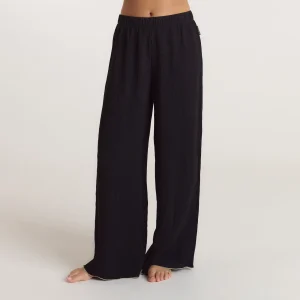 Pantalon de Pyjama Crinkle - Noir