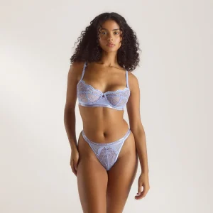 Soutien-Gorge Blossom Bicolore - Bleu Barbeau