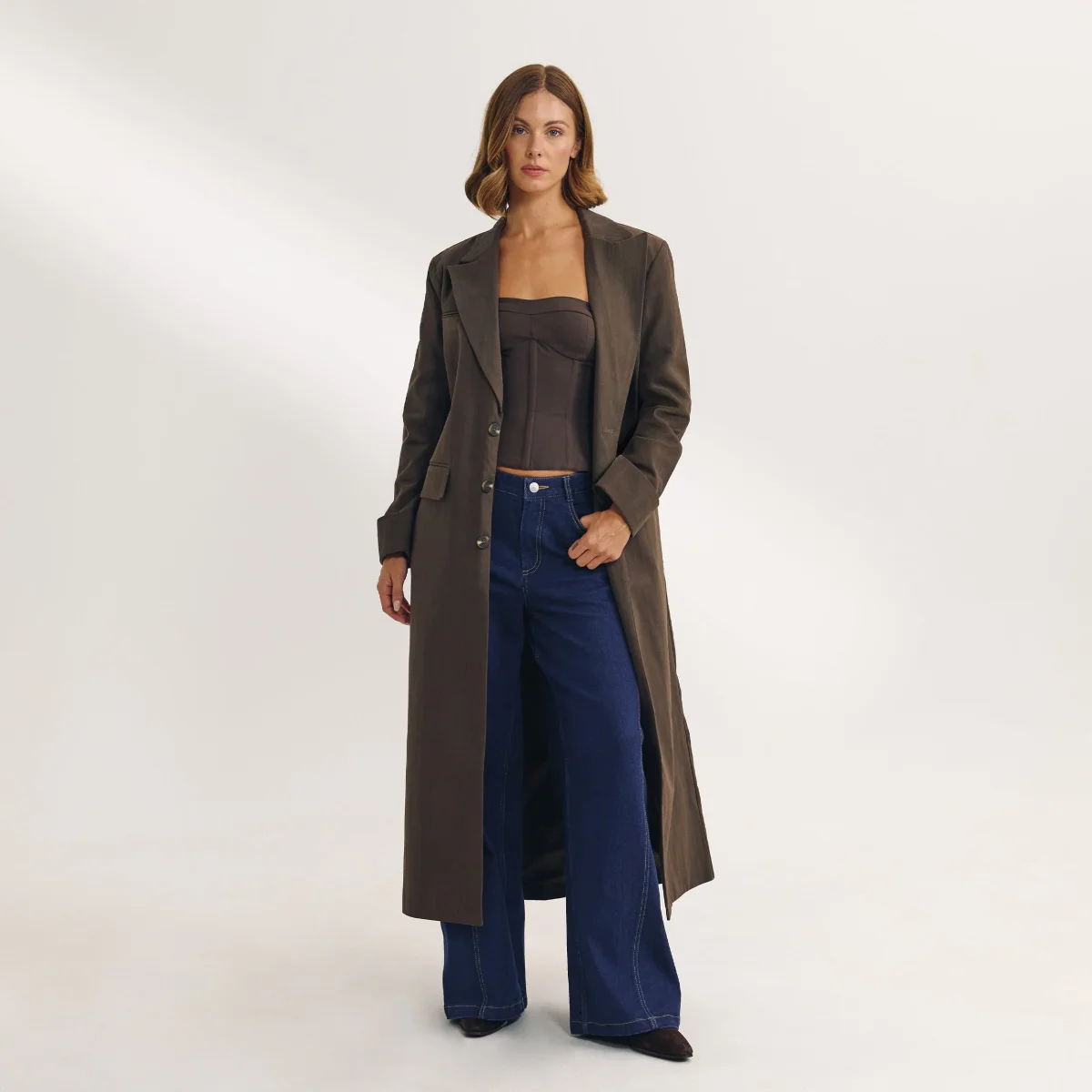 Blazer Oversize - Marron Foncé – Image 2