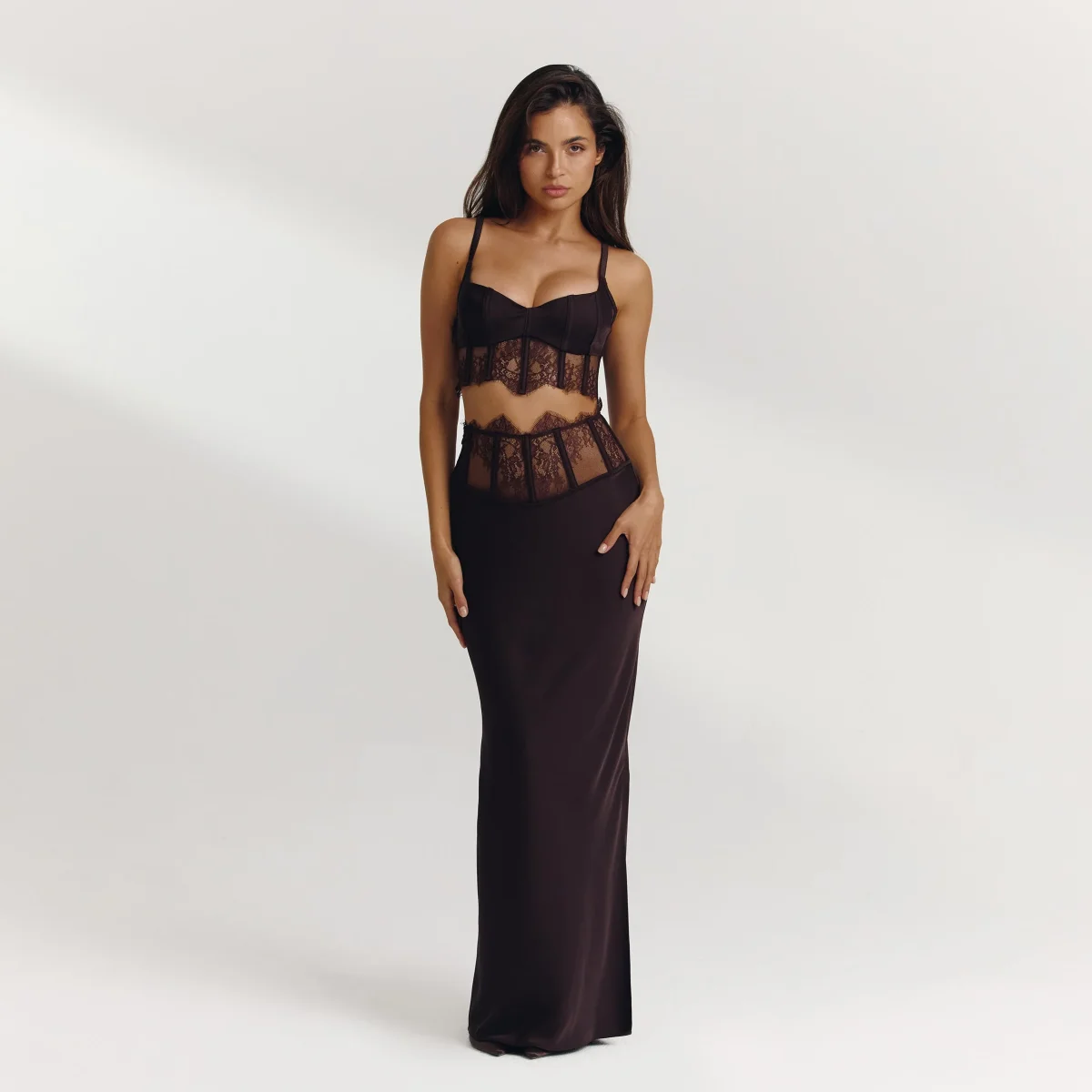 Crop Top (Ensemble) - Chocolat Noir – Image 7