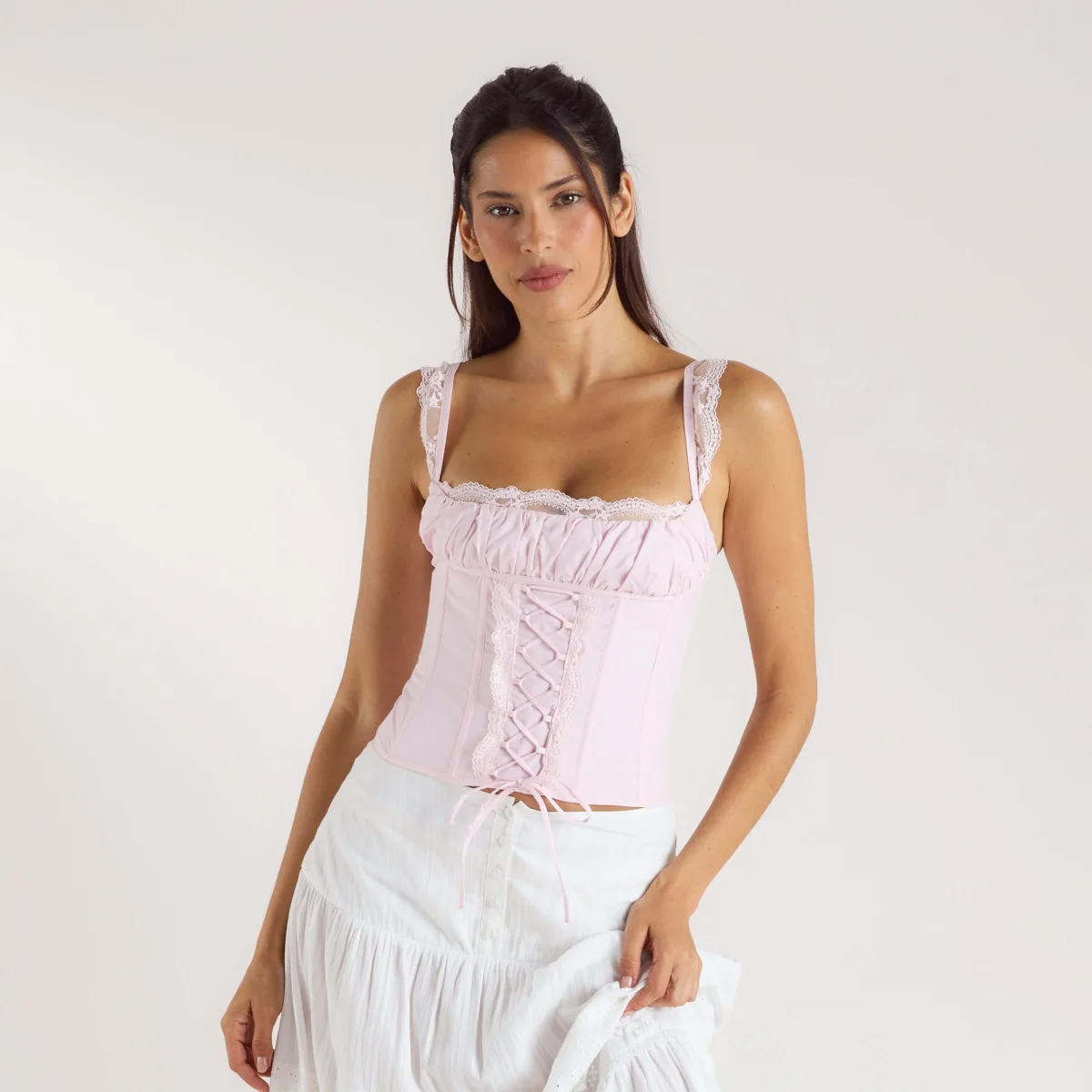 Top Corset Belle - Rose – Image 2