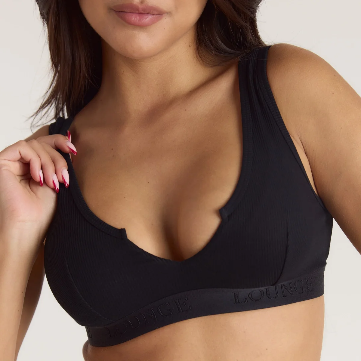 Brassière Push-Up Soft Ribbed - Noir – Image 2