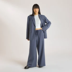 Pantalon Large et Droit - Bleu