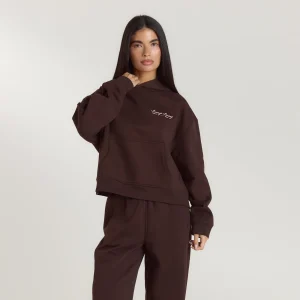 Sweat à Capuche Lounge Living - Chocolat