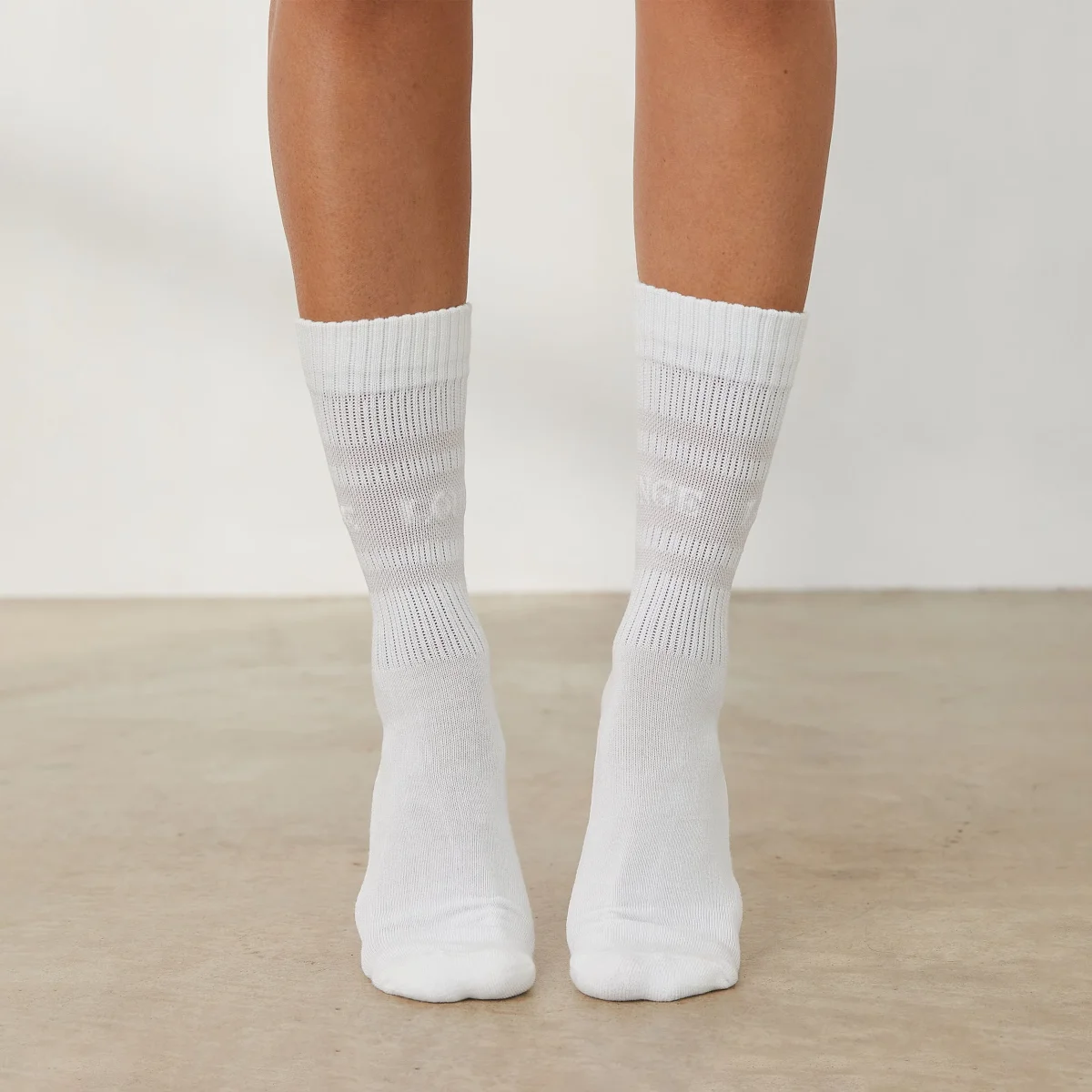 Essential Chaussettes (pack de 2) - Crème – Image 2
