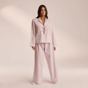 Pantalon de Pyjama en Coton - Lilas