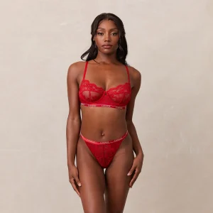 Blossom Balcony Soutien-Gorge - Bordeaux