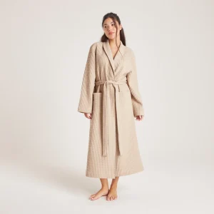 Robe de Chambre Waffle - Vison
