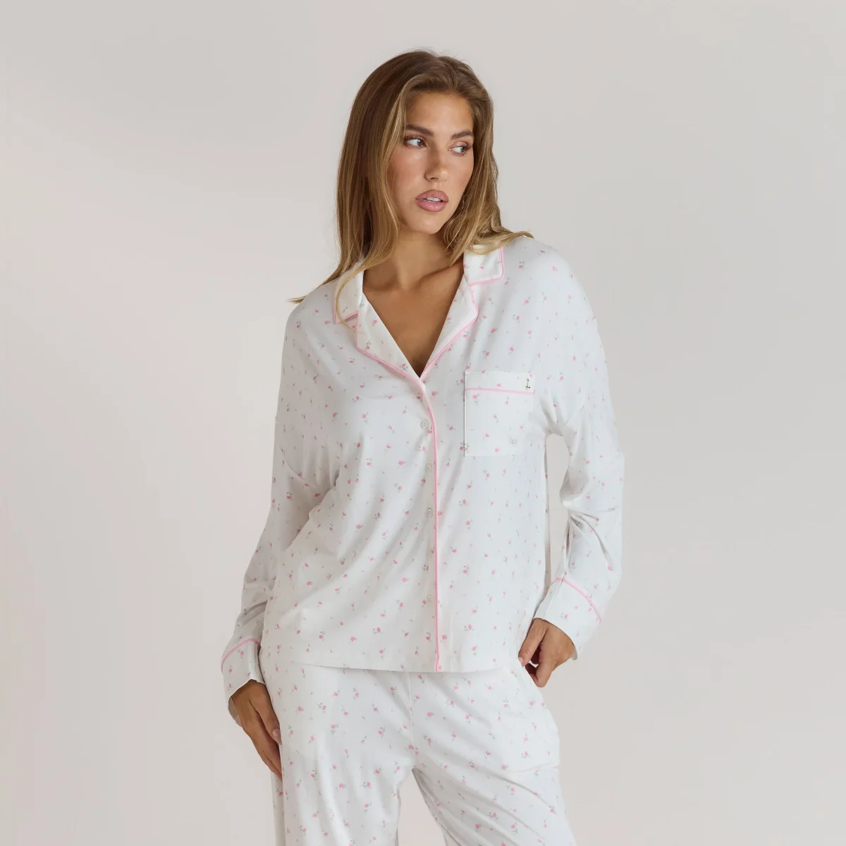 Chemise de Pyjama en Modal - Motif Floral – Image 2