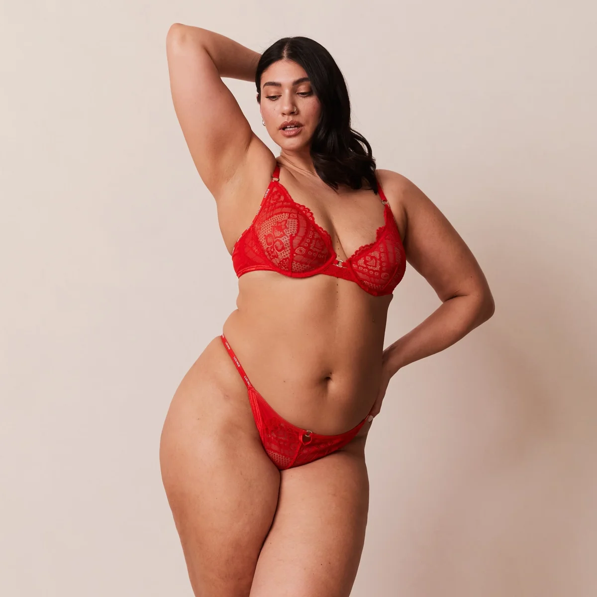 Charmed Balcony Soutien-Gorge - Rouge – Image 8