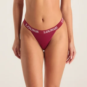 Bamboo Triangle String - Bordeaux