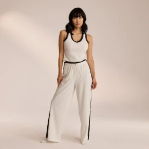 Pantalon de Pyjama en Dentelle - Blanc