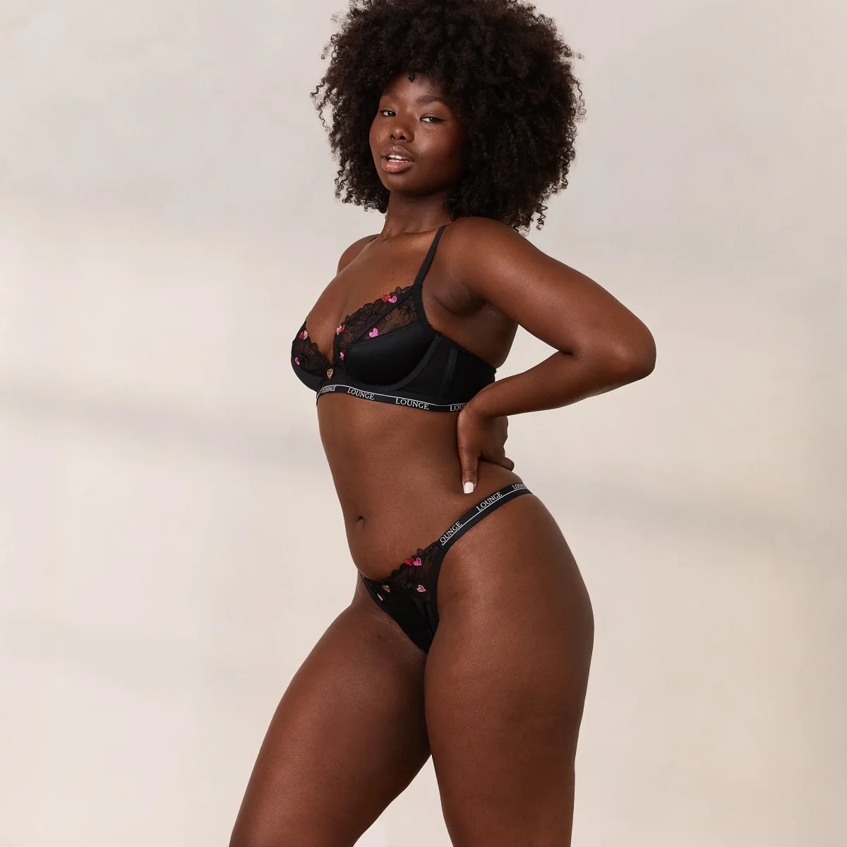 Zalia Plunge Soutien-Gorge - Noir – Image 9