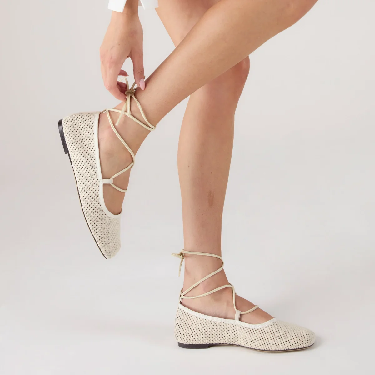 Ballerines Athena - Écru – Image 8