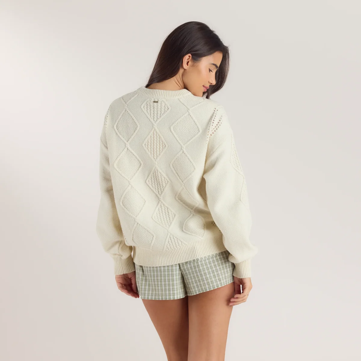 Pull Torsadé - Crème – Image 3
