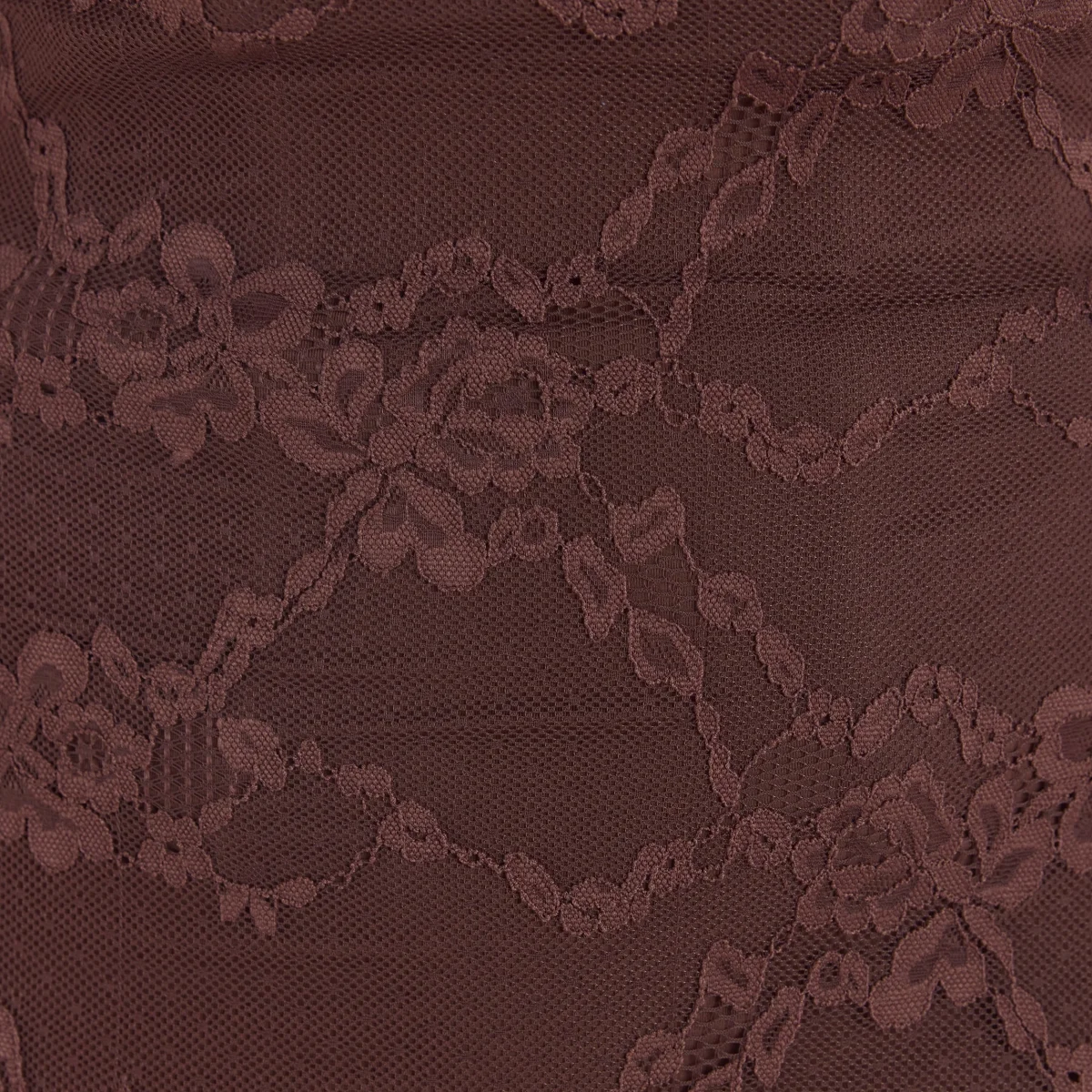 Robe Longue avec Body Blossom - Chocolat – Image 4