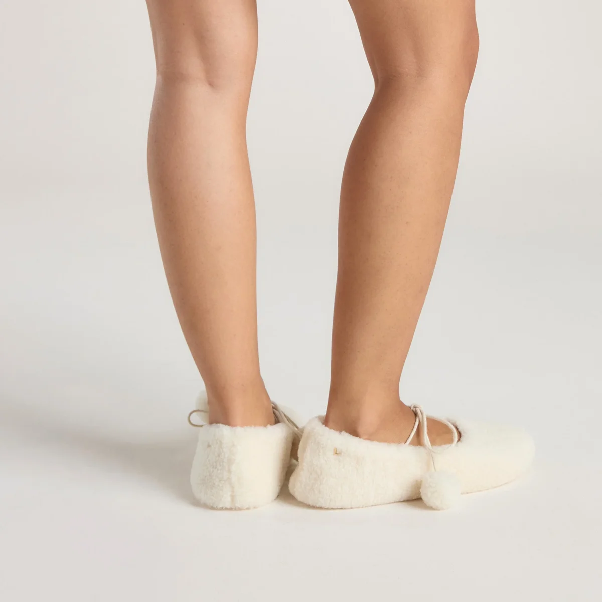 Pantoufle Ballerine Poppy - Écru – Image 4