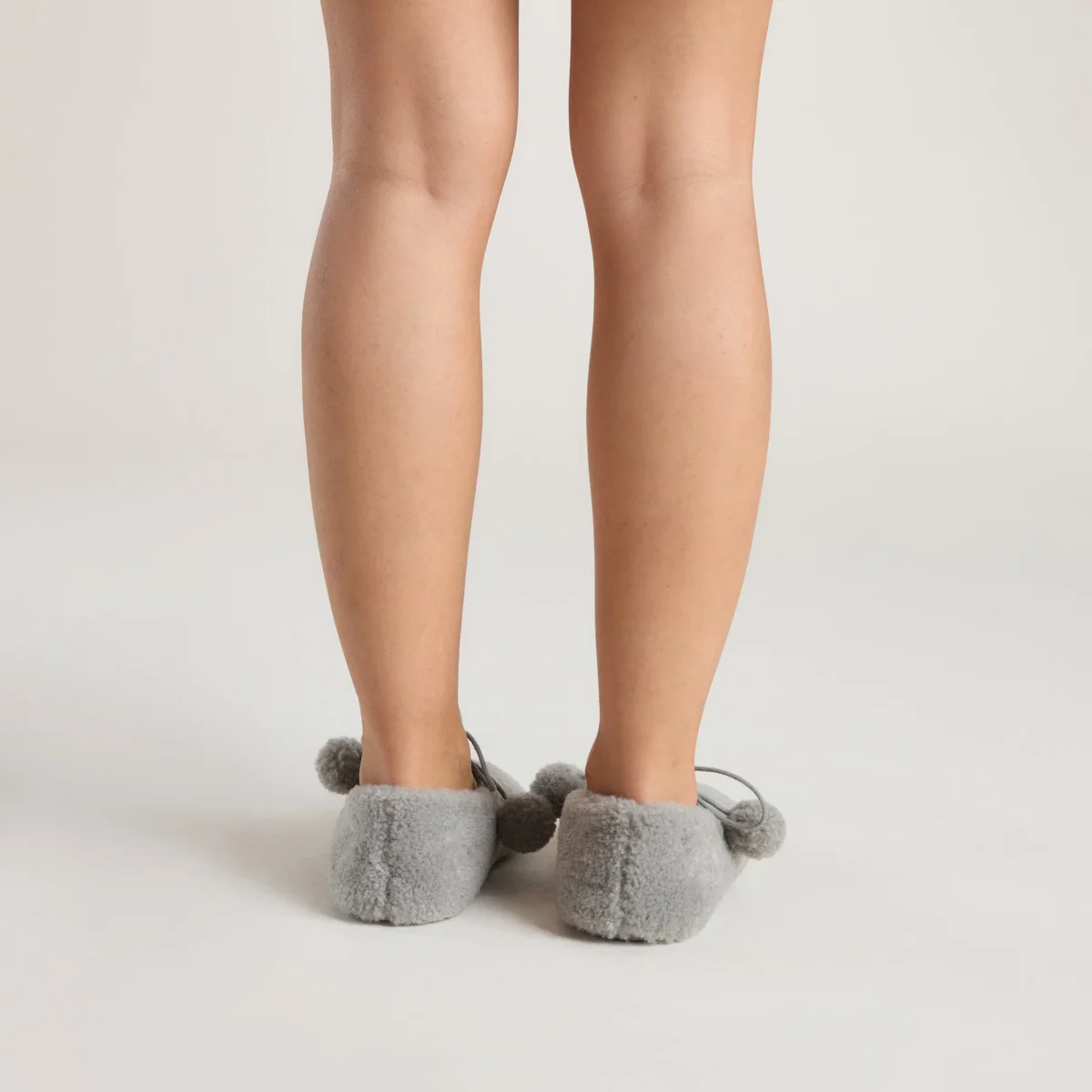 Pantoufle Ballerine Poppy - Gris – Image 4