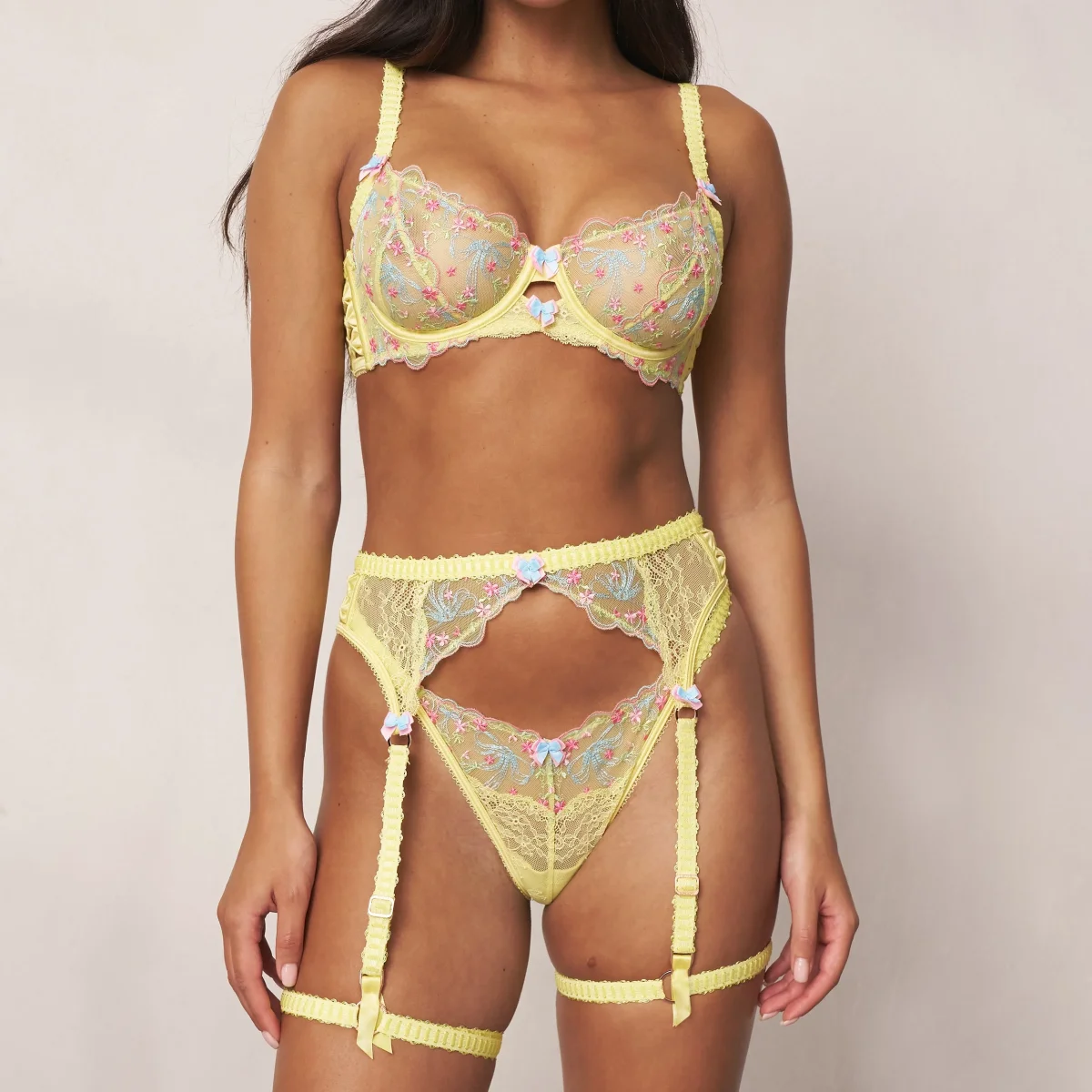 Soutien-gorge Ilianna Intimates (Ensemble) - Jaune – Image 2