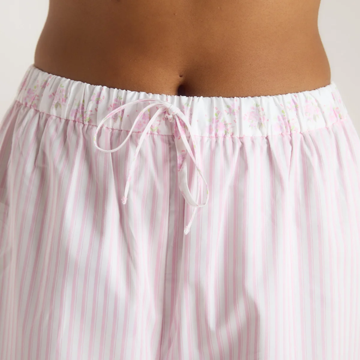 Bas de Pyjama Bloom & Stripe - Rose – Image 4