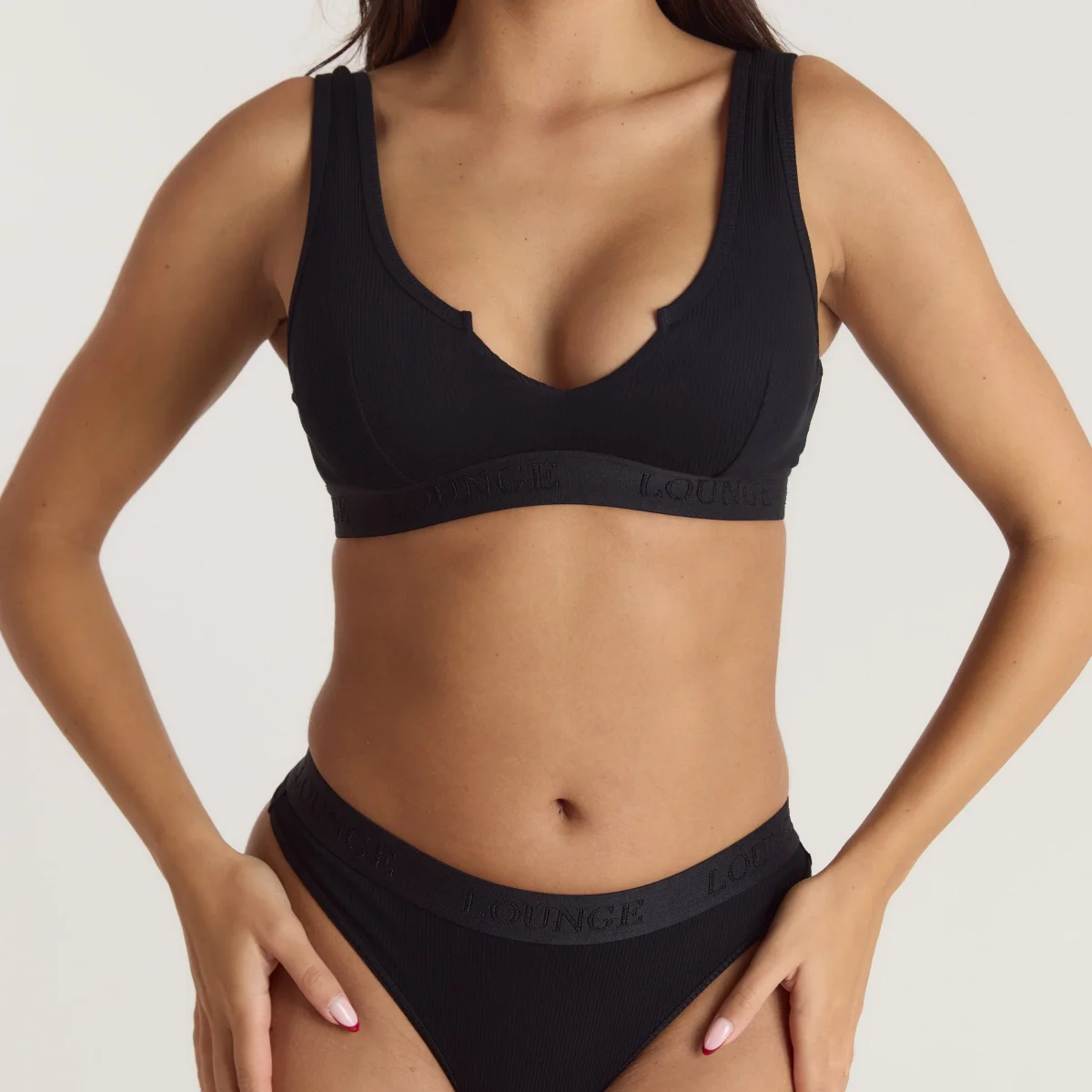 Brassière Push-Up Soft Ribbed - Noir – Image 5
