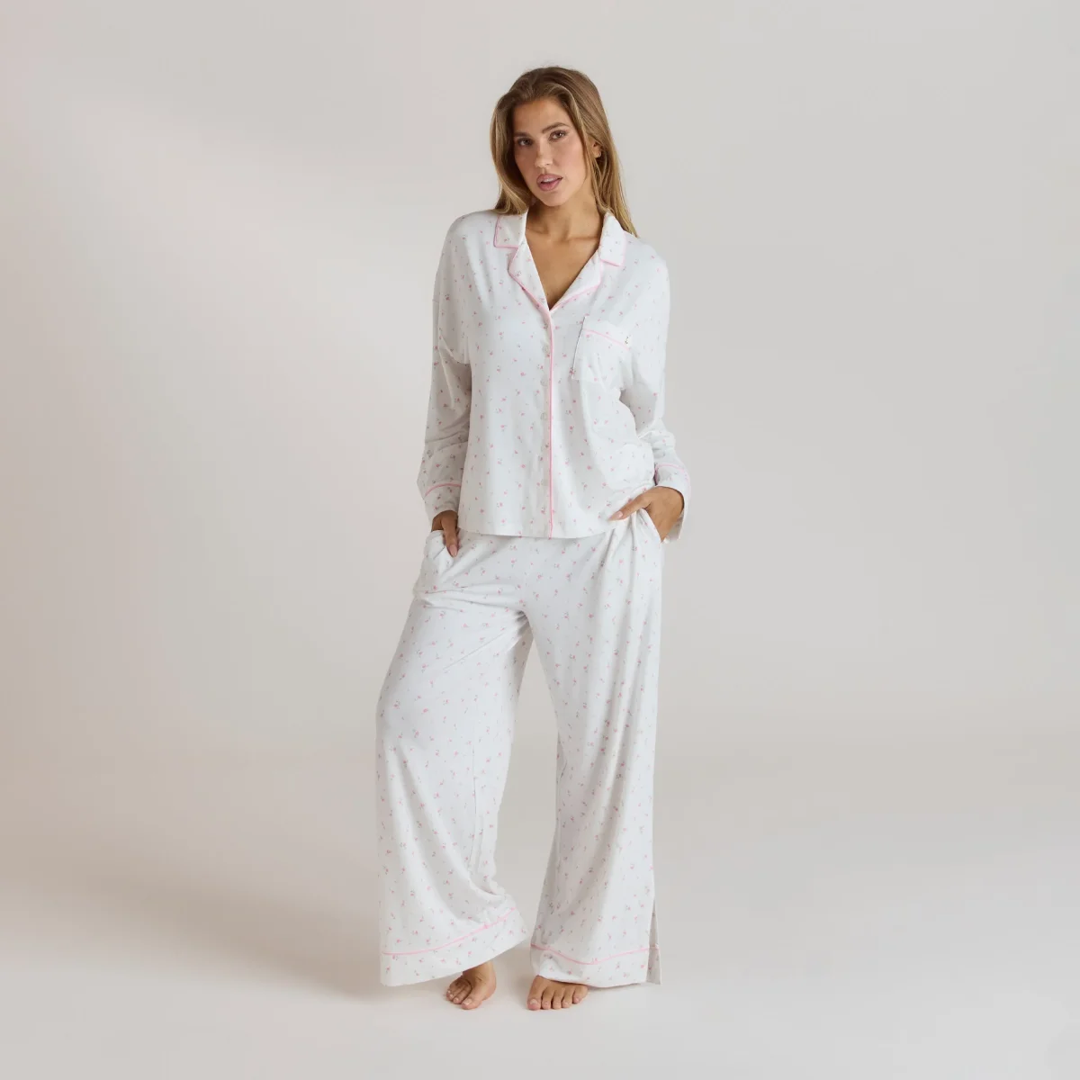 Chemise de Pyjama en Modal - Motif Floral – Image 6