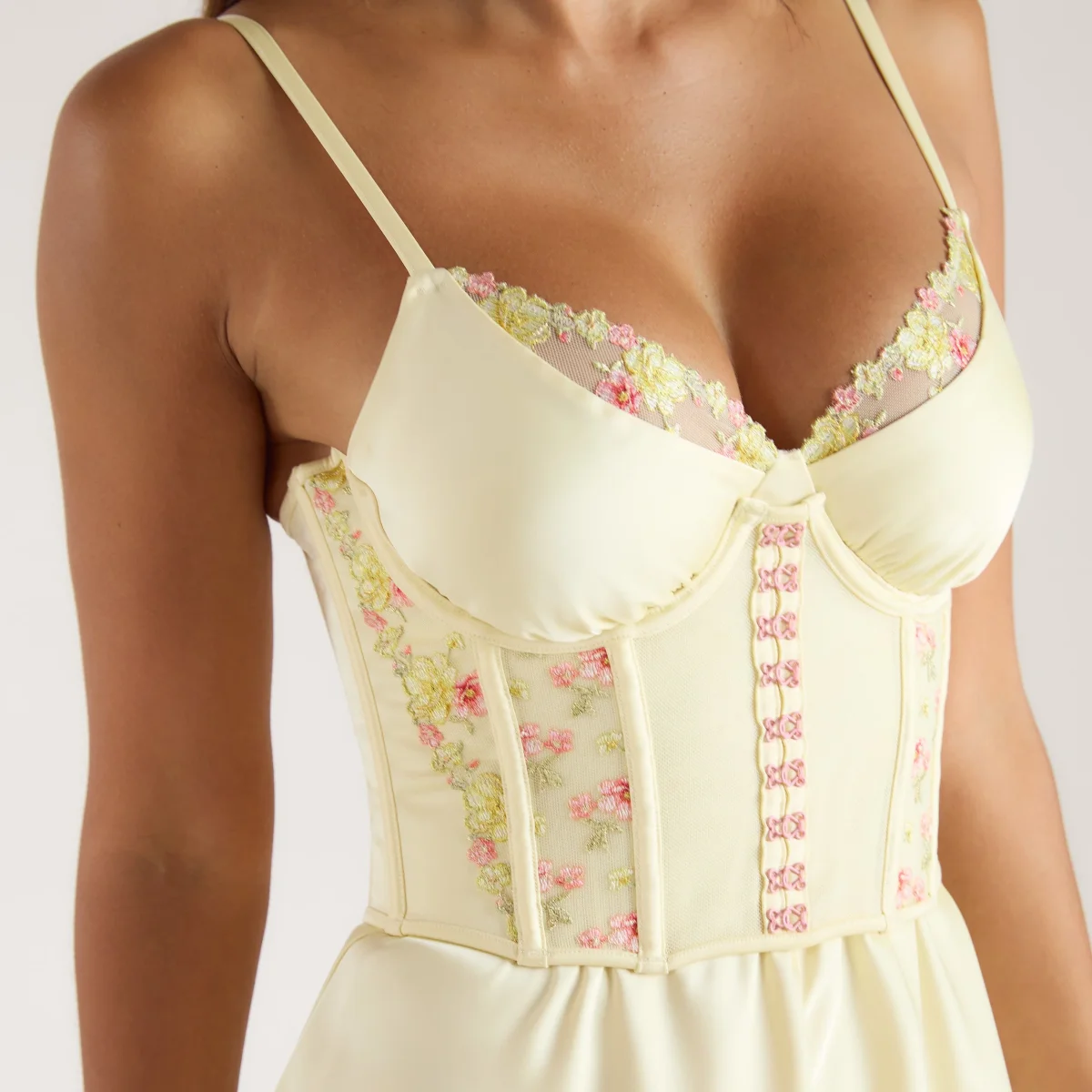 Robe Nuisette Ophelia (Ensemble) - Jaune Citron – Image 5