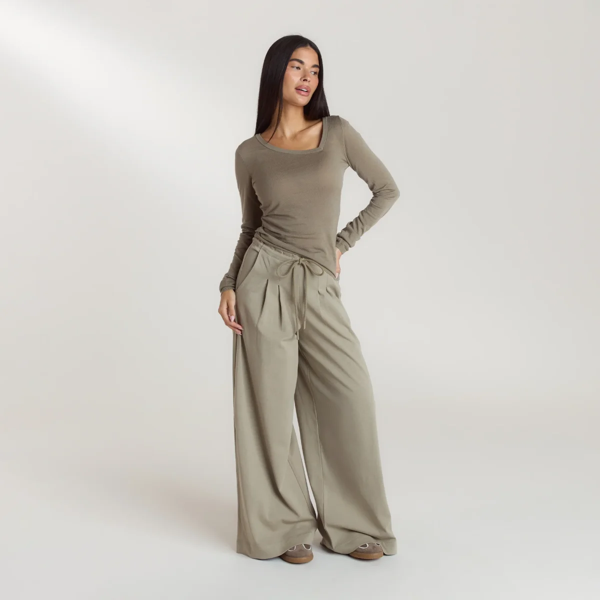 Pantalon à Pinces - Thym – Image 5