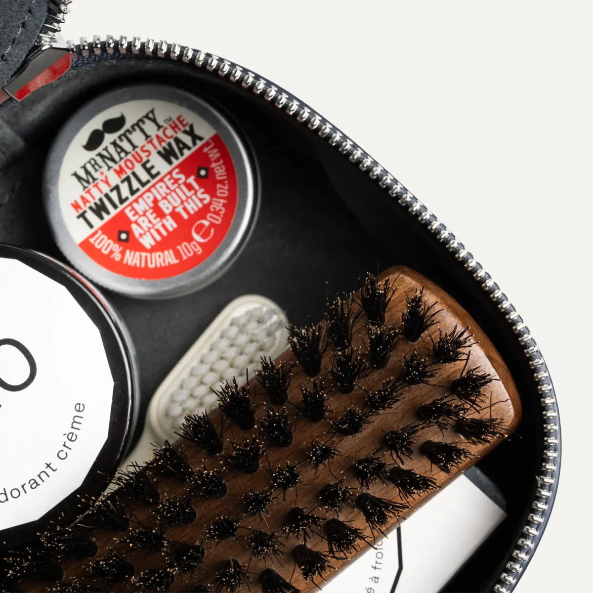 Trousse de toilette cuir ~ GINA II - MARINE – Image 6