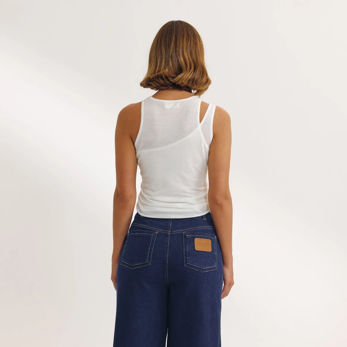 Débardeur Superposé - Blanc – Image 5