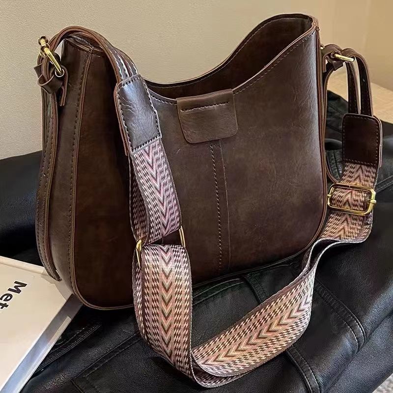 Sac bandoulière rétro élégant et tendance pour femmes – Image 2