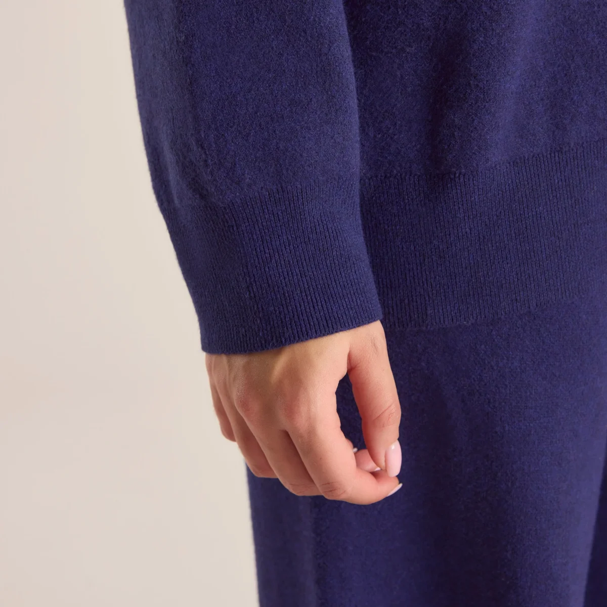 Pull en Maille avec Logo - Bleu Marine – Image 6