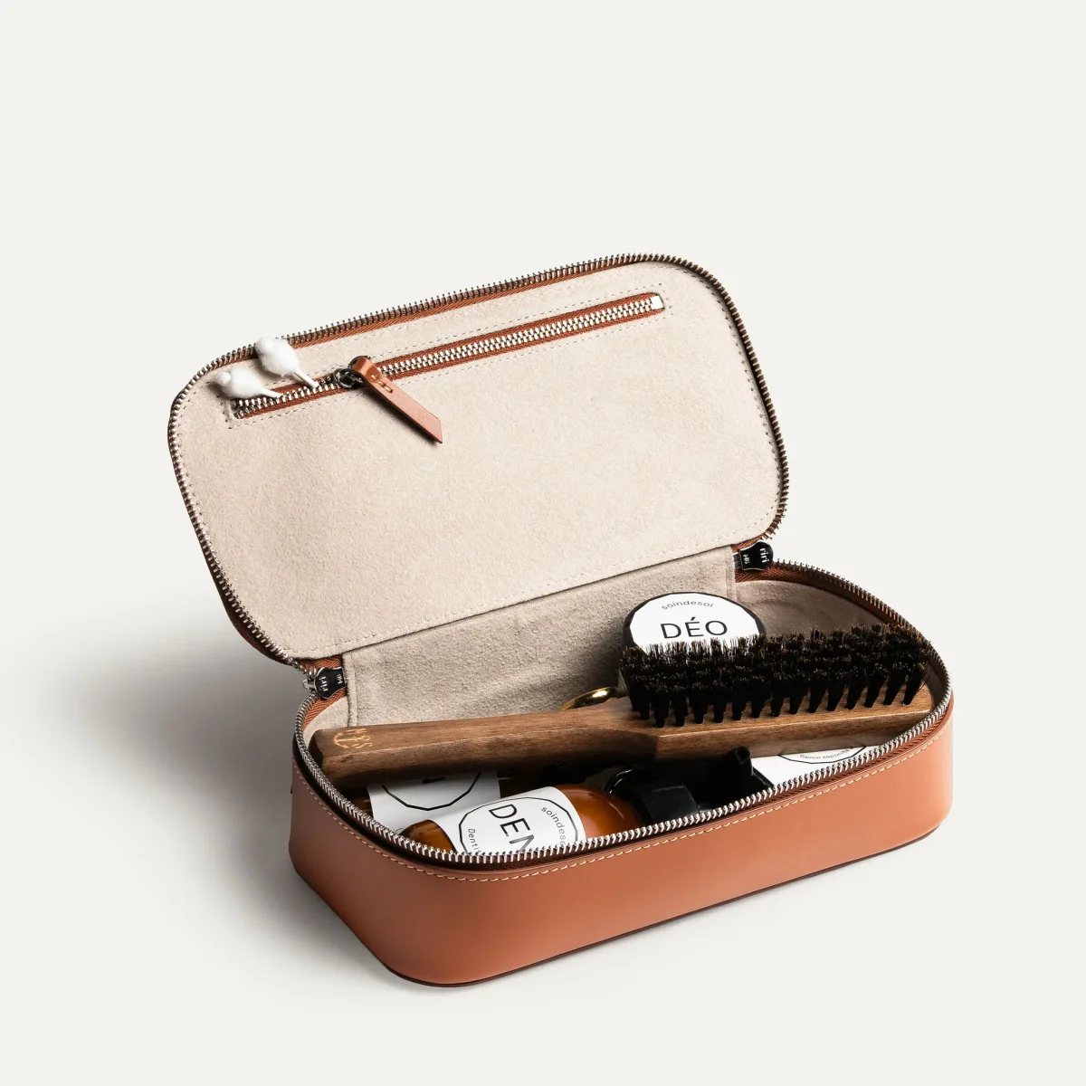 Trousse de toilette cuir ~ GINA II - COGNAC – Image 8