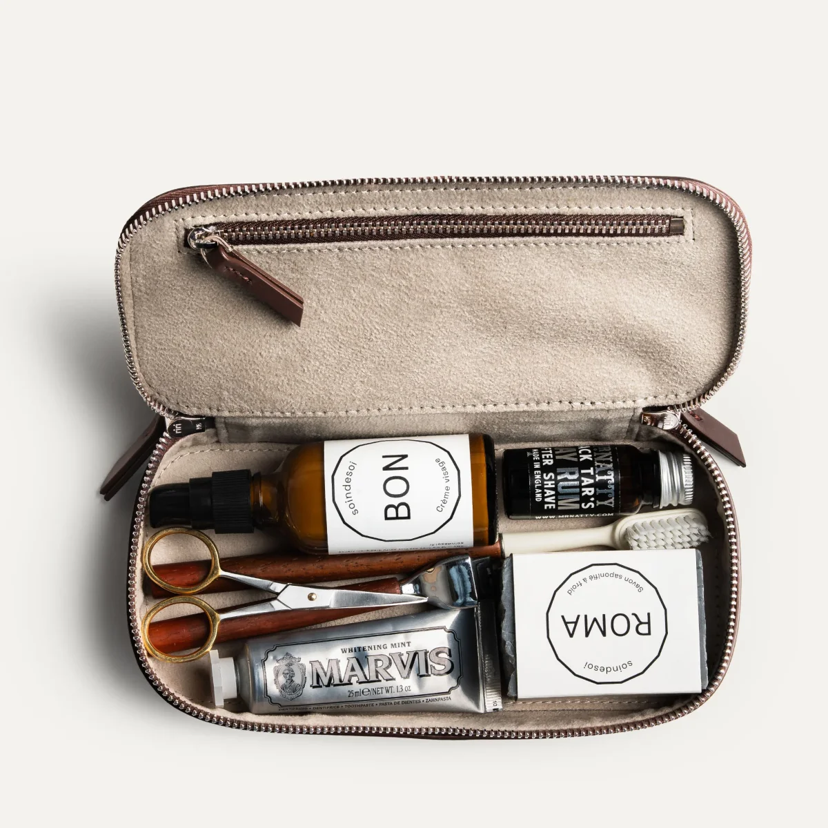 Trousse de toilette compacte ~ SARAH II - MARRON – Image 9