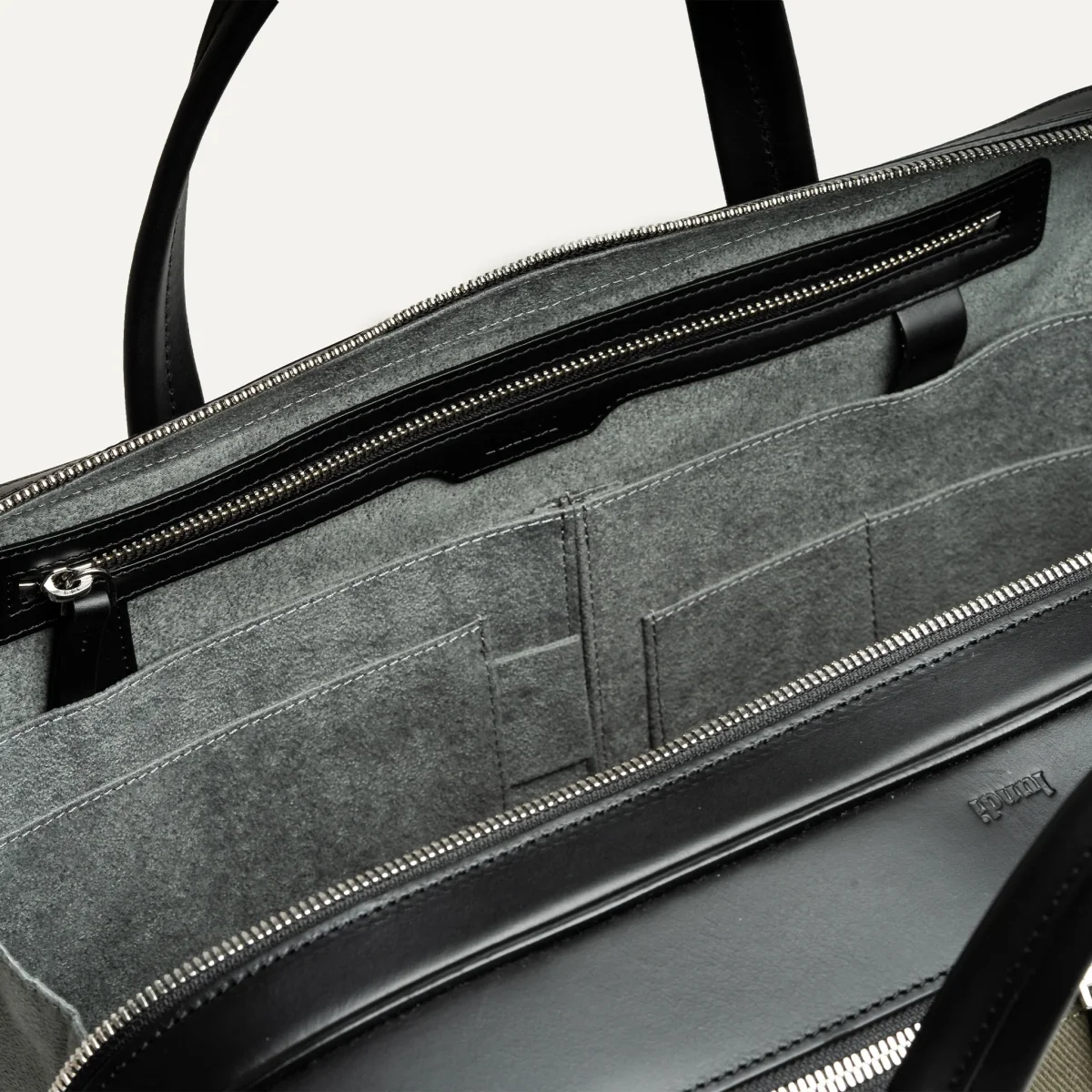 Porte documents 36 hr ~ CONALLY ~ Kaki & Noir – Image 7