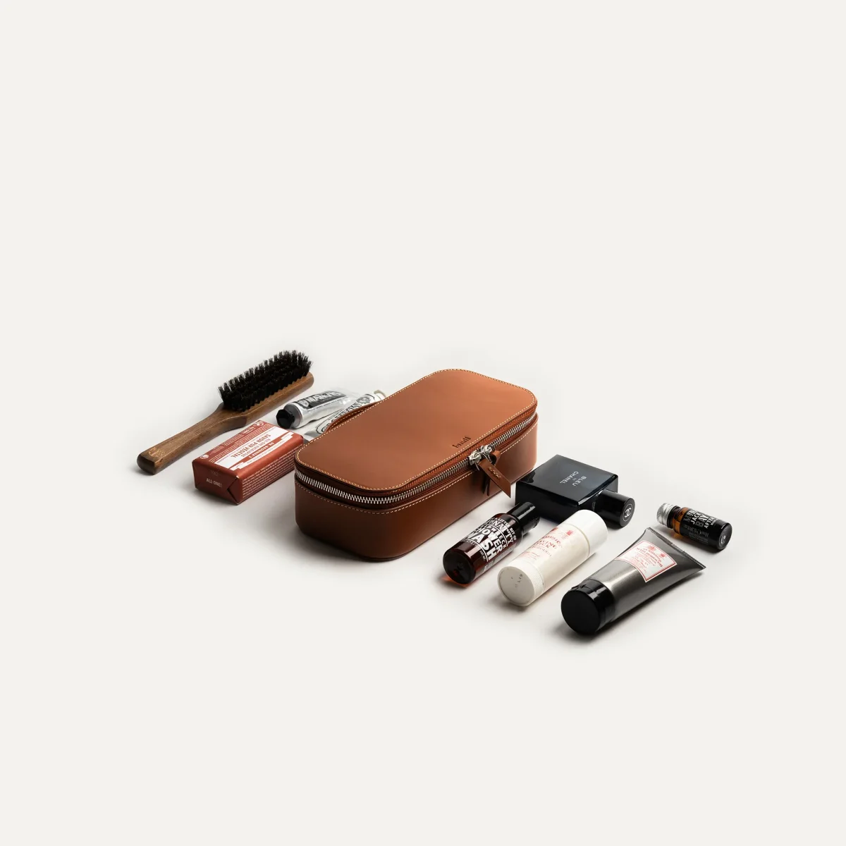 Trousse de toilette cuir ~ GINA II - COGNAC – Image 9