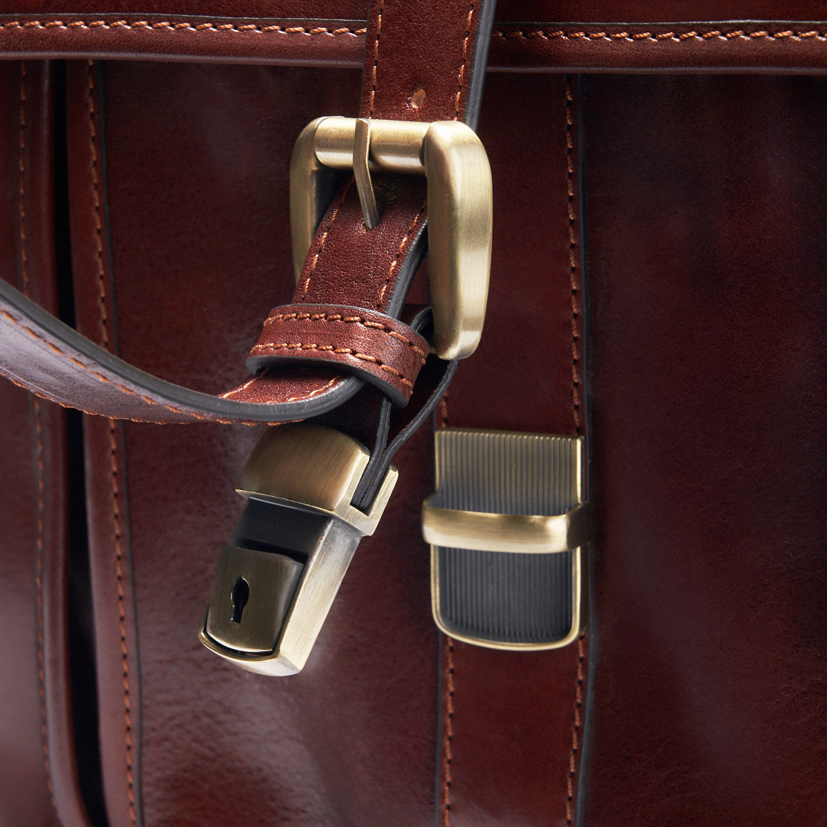 Cartable en cuir Regent – Image 6