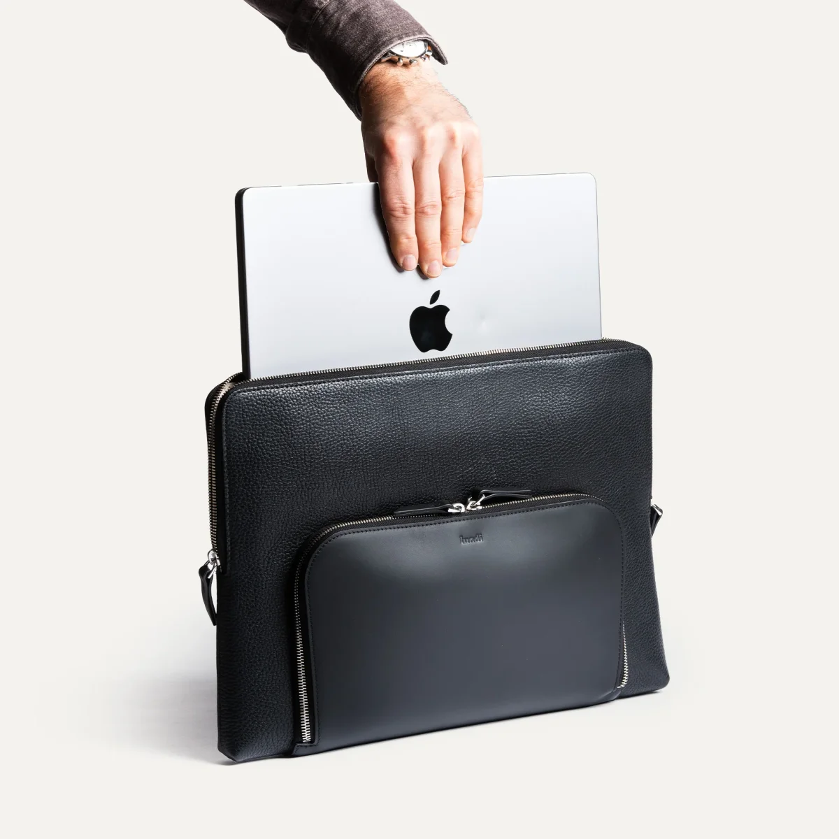 ANNA | Cuir grainé noir - Imparfait #65 – Image 7