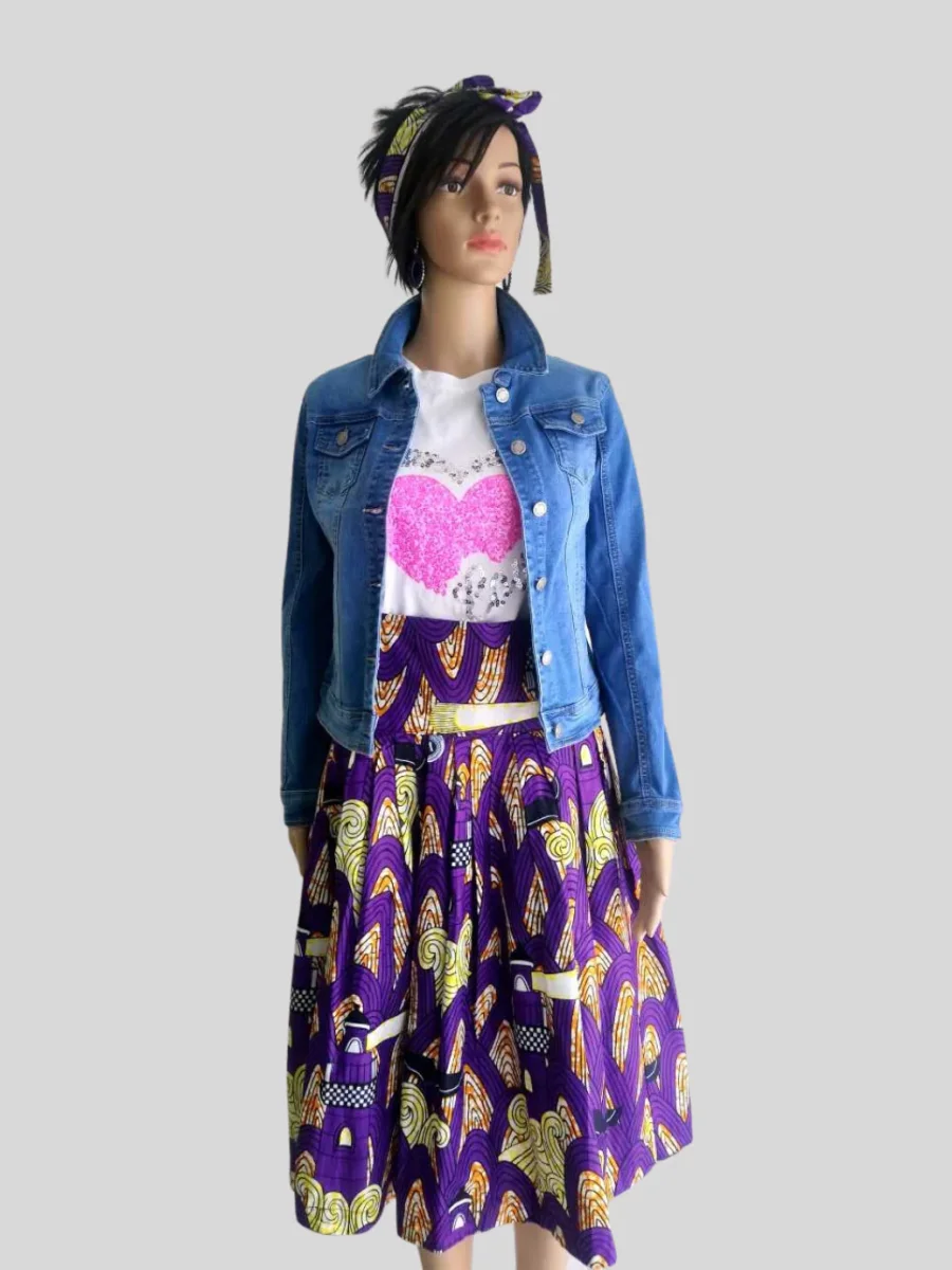 Veste en JEAN BLEUE – Image 5