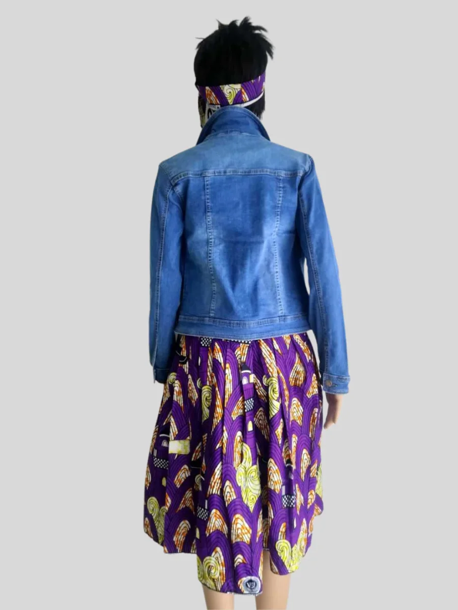 Veste en JEAN BLEUE – Image 4