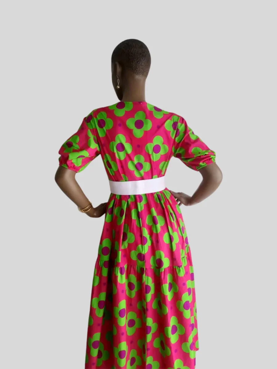 Robe CORAIL imprimée à fleurs femme – Image 4