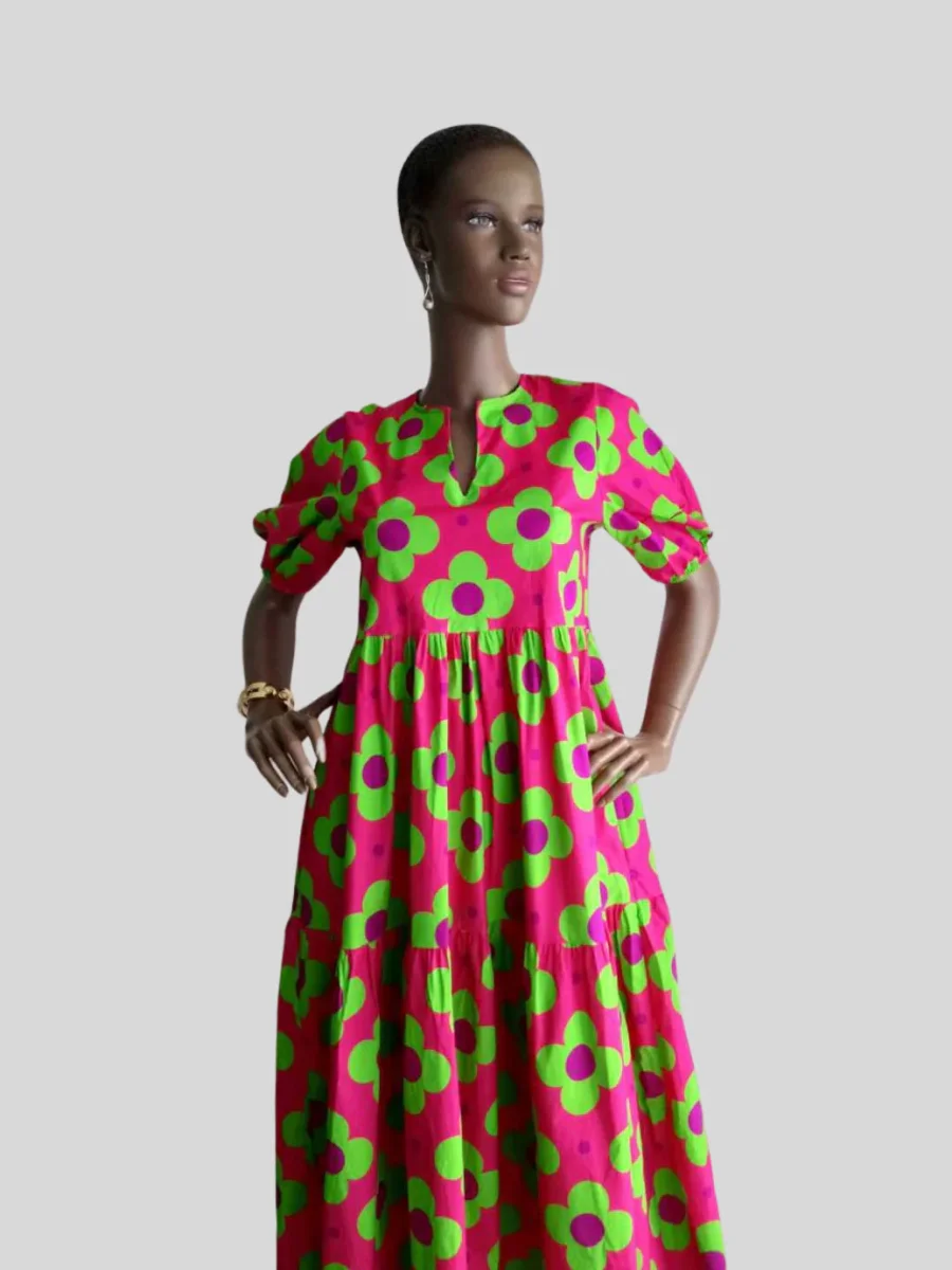 Robe CORAIL imprimée à fleurs femme – Image 5