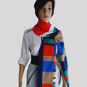 Écharpe MULTICOLORE en laine