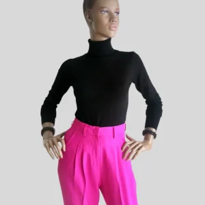 Pull NOIR à col roulé