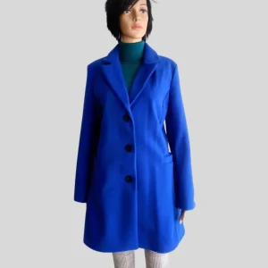 Manteau BLEU ÉLECTRIQUE