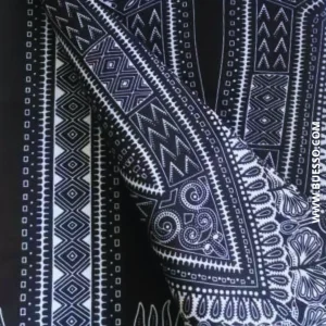 Pagne DASHIKI/YAMADO NOIR