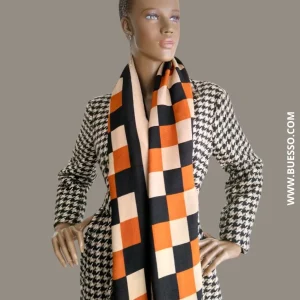 Manteau pied de poule CAMEL