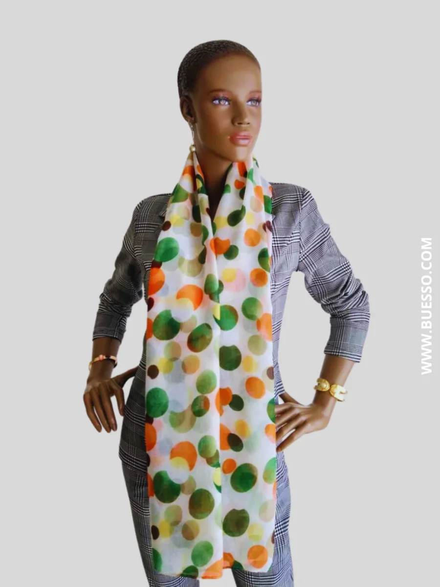 Pantalon tailleur femme GRIS imprimé à carreaux – Image 6